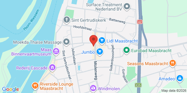 Locatie op kaart