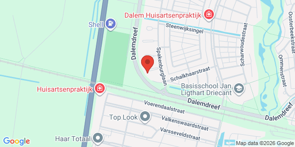 Locatie op kaart