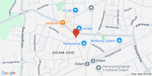 Locatie op kaart