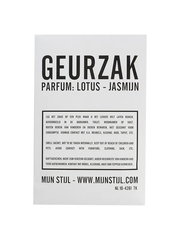 Geurzak Lotus Jasmijn