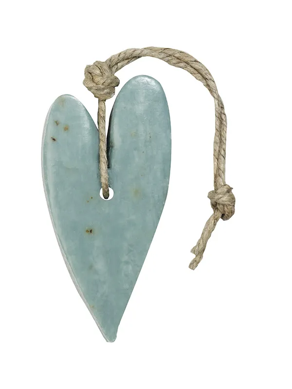 Hart XL  blauw/grijs met oregano parfum olijf 100 gram