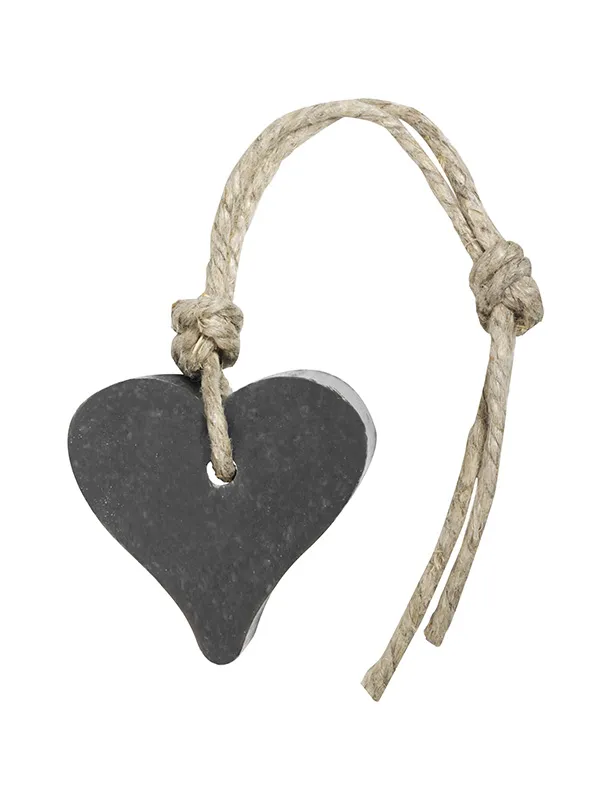 Hart 55 gram donker grijs parfum groene thee