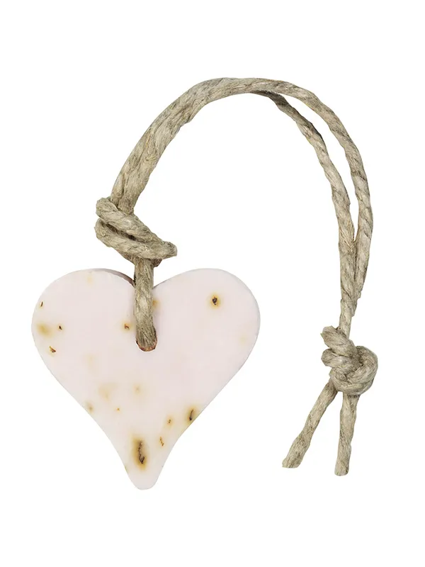 Hart 55 gram roze met rozenblad parfum roos