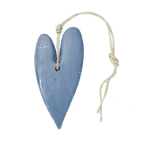 Hart XL donker blauw parfum mille fleurs 100 gram