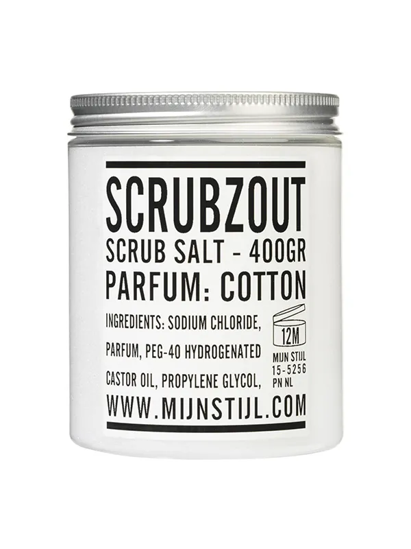 Scrubzout parfum Cotton 400 gram