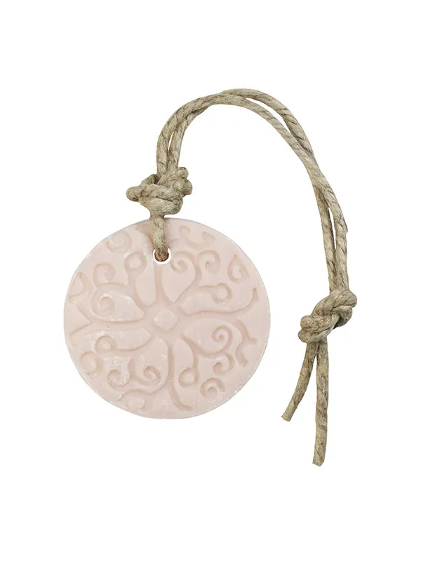 Batik schijf 70 gram licht roze  parfum Mille Fleurs