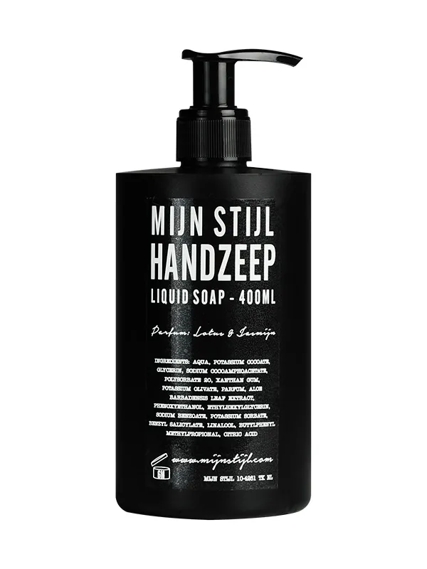 Handzeep parfum Lotus Jasmijn o.b.v. kokos- en olijfolie 400 ml