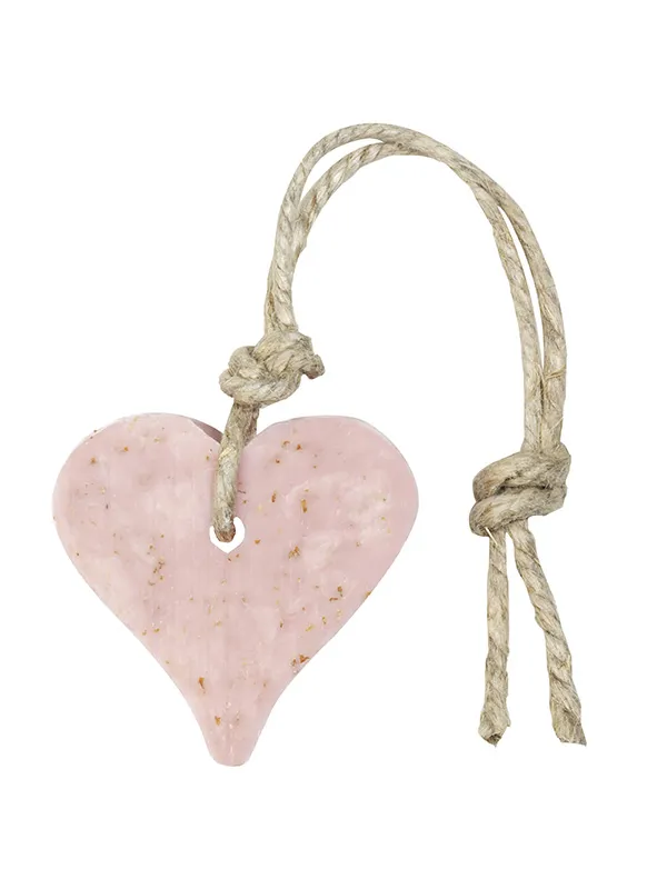 Hart 55 gram oud roze met zemelen geur roos