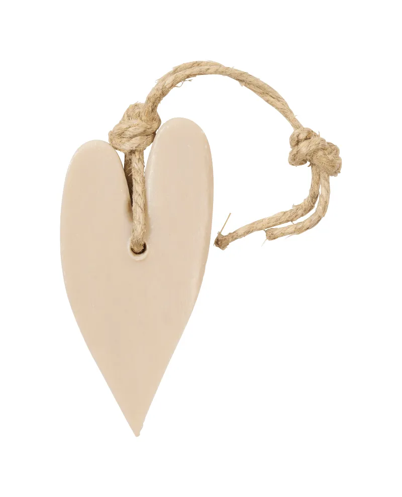 Hart XL licht taupe parfum Cashmere circa 100 gram