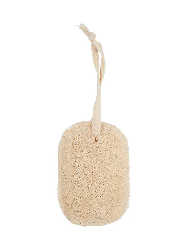 Loofah afwasspons ovaal aan koord