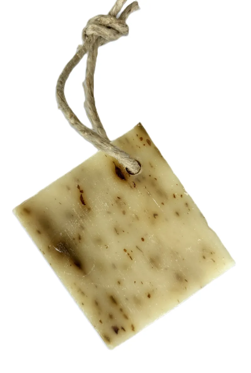 Vierkant 80 gram naturel rozenbloesem-rozen