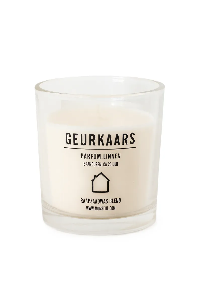 Geurkaars huis parfum linnen